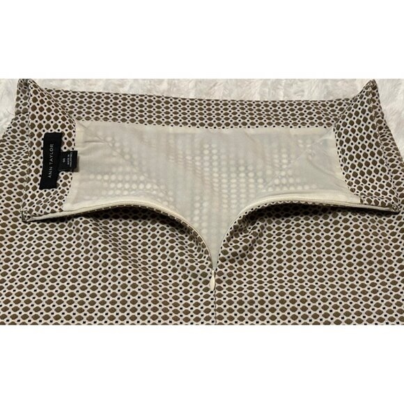 Ann Taylor Pencil Midi Skirt Geometric Print Polyester Blend Women Size 00-READ - Picture 16 of 16